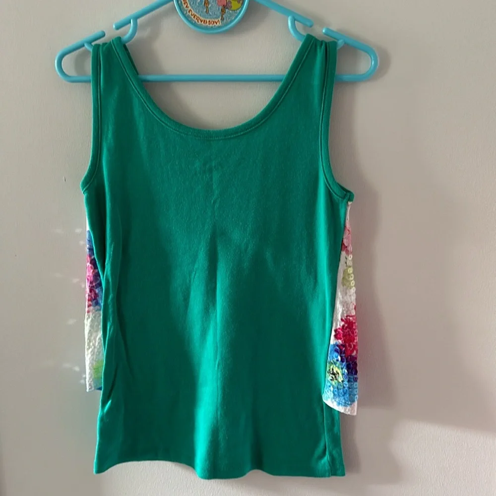 Justice Sequin LOVE Tank Top
